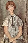 Madchen mit Bluse Amedeo Modigliani